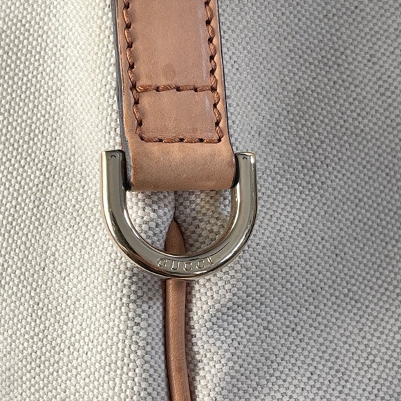 Gucci Cream/Tan Britt Medium Hobo Bag - Picture 7 of 10